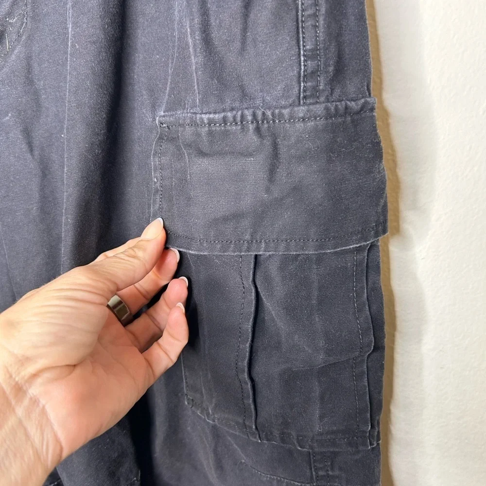 Pacsun Cotton Black Cargo Pants Size 30x30